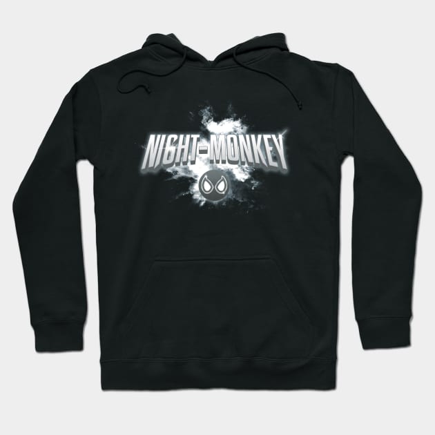 Night Monkey Logo Hoodie by radquoteshirts